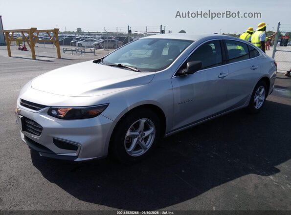 1G1ZC5ST7JF280039 2018 CHEVROLET MALIBU Silver წინა მარცხენა ხედი სამი მეოთხედიდან