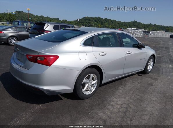 1G1ZC5ST7JF280039 2018 CHEVROLET MALIBU Silver უკანა მარჯვენა