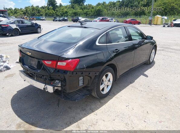 1G1ZC5ST7LF061018 2020 CHEVROLET MALIBU Черный Задняя правая четверть