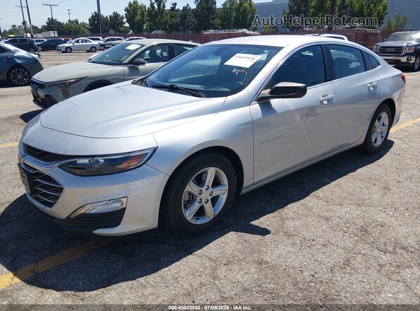 1G1ZC5ST7LF133478 2020 CHEVROLET MALIBU Silver Առջևի ձախ երեք քառորդ տեսարան