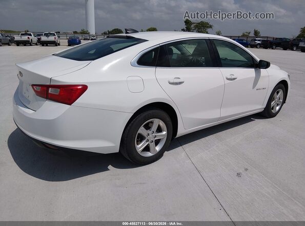1G1ZC5ST7LF134582 2020 CHEVROLET MALIBU White უკანა მარჯვენა