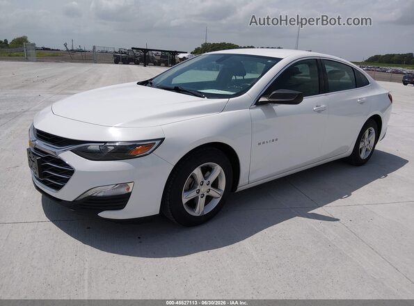 1G1ZC5ST7LF134582 2020 CHEVROLET MALIBU White წინა მარცხენა ხედი სამი მეოთხედიდან