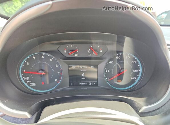 1G1ZC5ST8KF179836 2019 CHEVROLET MALIBU Silver Vista del cuadro de instrumentos