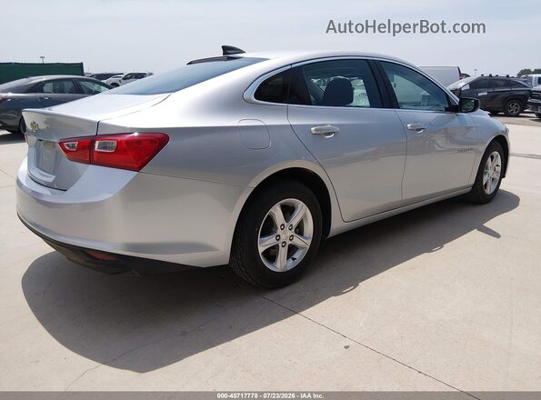 1G1ZC5ST8LF036631 2020 CHEVROLET MALIBU Серебряный Задняя правая четверть