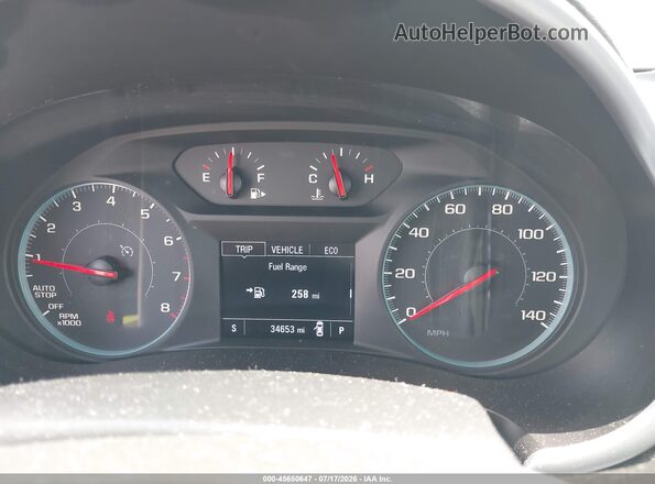 1G1ZC5ST9LF036072 2020 CHEVROLET MALIBU White უკანა სავარძლების ხედი