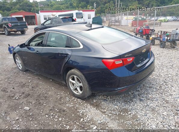 1G1ZC5STXGF259968 2016 CHEVROLET MALIBU Black Rear left