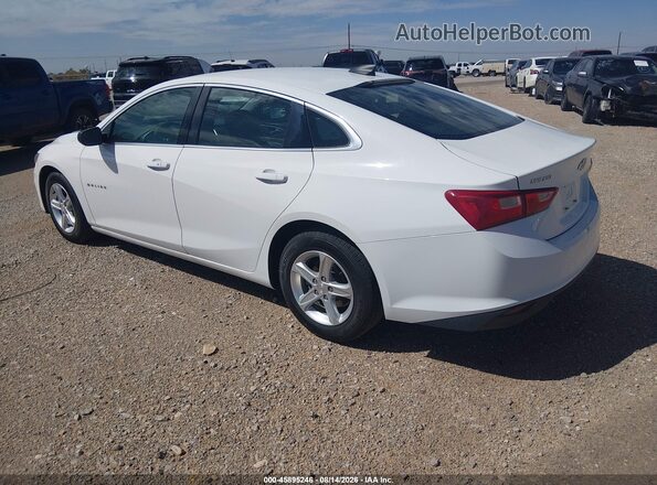 1G1ZC5STXLF139016 2020 CHEVROLET MALIBU Белый Задняя левая четверть