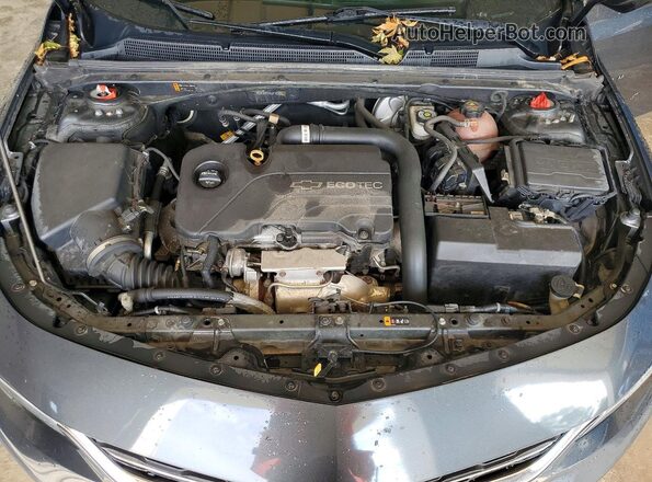1G1ZD5ST0JF124373 2018 CHEVROLET MALIBU Charcoal Widok wnętrza z tyłu