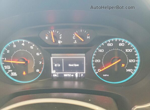 1G1ZD5ST0JF124373 2018 CHEVROLET MALIBU Charcoal Widok zestawu wskaźników