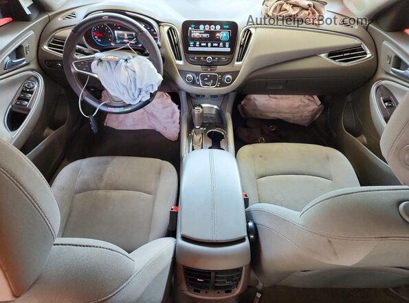 1G1ZD5ST0JF131484 2018 CHEVROLET MALIBU Синий Вид панели приборов