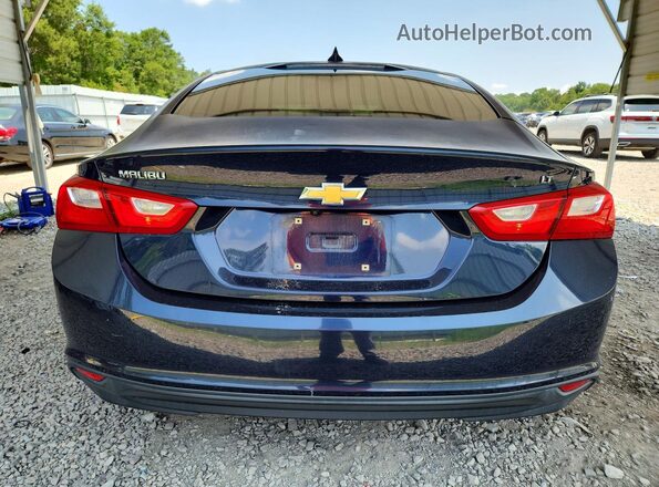 1G1ZD5ST0JF131484 2018 CHEVROLET MALIBU Синий Вид сзади
