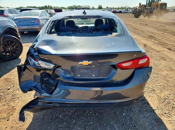 1G1ZD5ST0JF161049 2018 CHEVROLET MALIBU Gray Вид ззаду