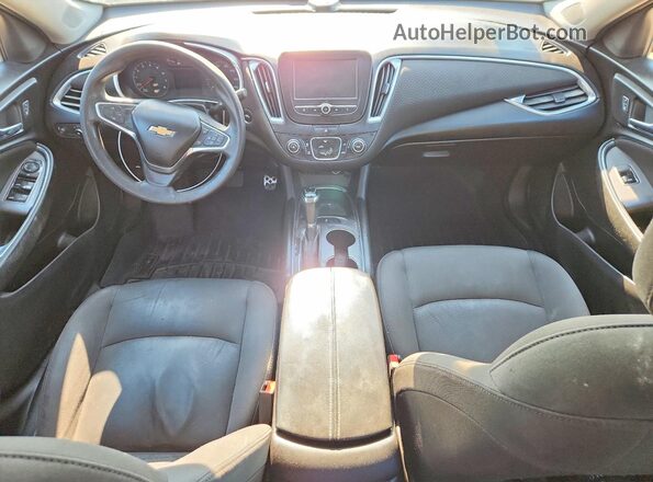 1G1ZD5ST0JF161049 2018 CHEVROLET MALIBU Gray Вид панелі приладів