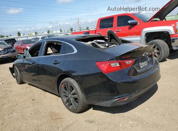 1G1ZD5ST0JF265587 2018 CHEVROLET MALIBU Black Trasero izquierdo