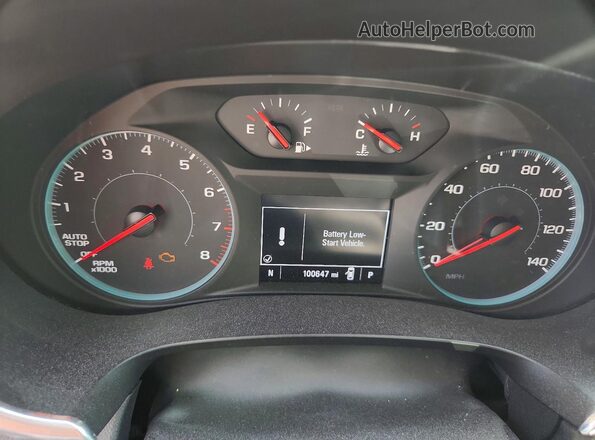 1G1ZD5ST0KF160064 2019 CHEVROLET MALIBU Silver ხელსაწყოთა პანელის ხედი