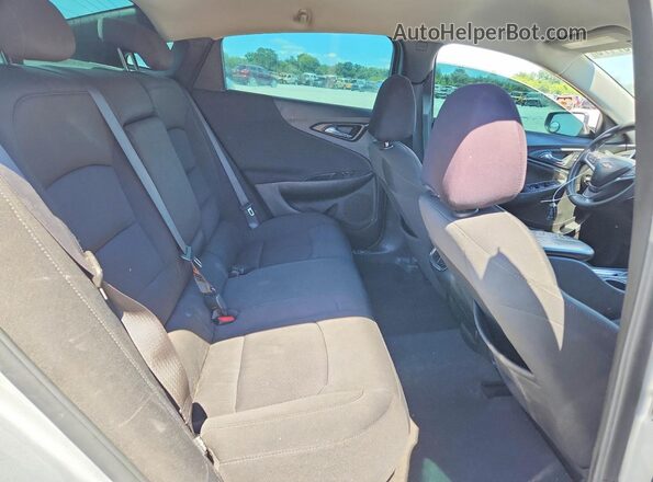 1G1ZD5ST0LF034837 2020 CHEVROLET MALIBU Silver Rear seats view