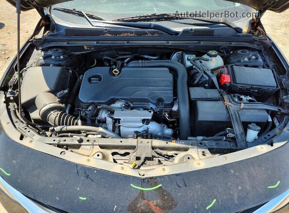 1G1ZD5ST0LF035597 2020 CHEVROLET MALIBU Black Вид задньої частини салону