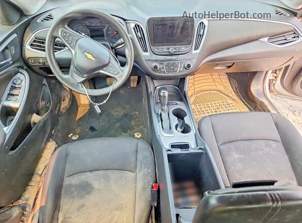 1G1ZD5ST0LF055168 2020 CHEVROLET MALIBU Silver Առջևի վահանակի տեսք