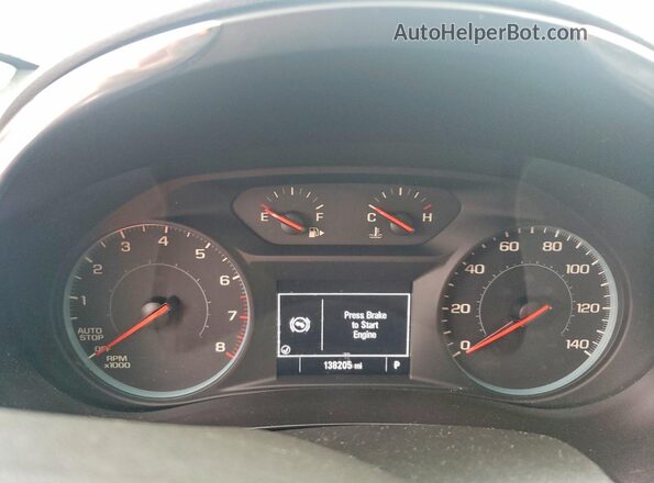 1G1ZD5ST0LF067076 2020 CHEVROLET MALIBU White Widok zestawu wskaźników