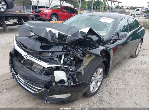 1G1ZD5ST0MF007218 2021 CHEVROLET MALIBU Black Առջևի ձախ երեք քառորդ տեսարան