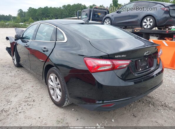 1G1ZD5ST0MF007218 2021 CHEVROLET MALIBU Black Հետևի ձախ