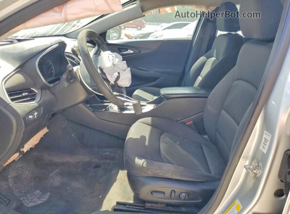 1G1ZD5ST0MF063272 2021 CHEVROLET MALIBU Серебряный Вид салона спереди