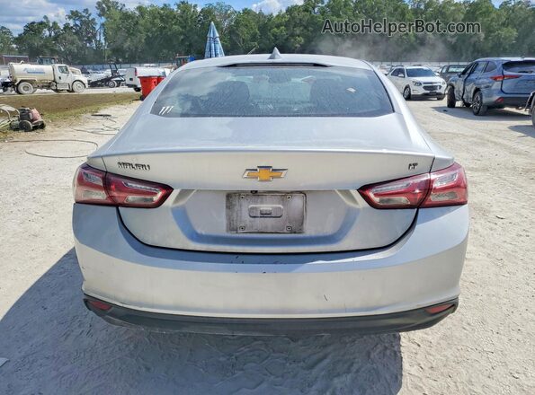 1G1ZD5ST0MF063272 2021 CHEVROLET MALIBU Серебряный Вид сзади