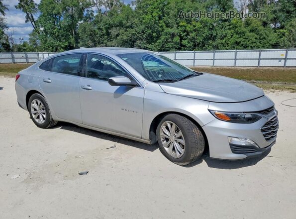 1G1ZD5ST0MF063272 2021 CHEVROLET MALIBU Серебряный Передняя правая четверть