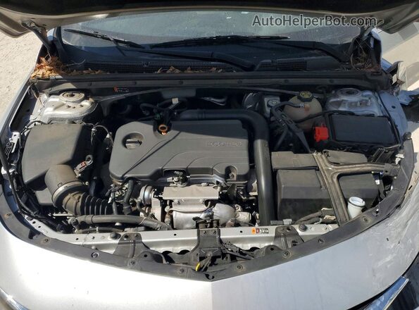 1G1ZD5ST0MF063272 2021 CHEVROLET MALIBU Серебряный Вид задней части салона