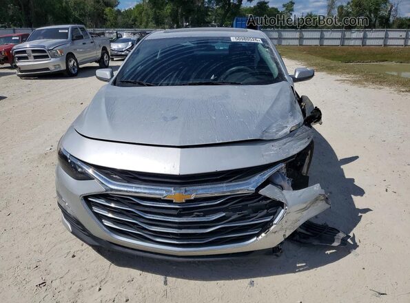 1G1ZD5ST0MF063272 2021 CHEVROLET MALIBU Серебряный Вид спереди