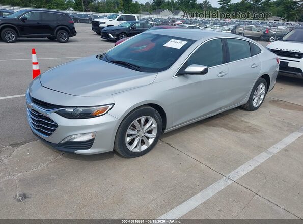 1G1ZD5ST0MF065667 2021 CHEVROLET MALIBU Silver Przód lewy