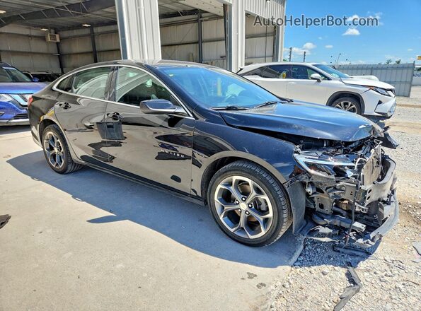 1G1ZD5ST0MF073252 2021 CHEVROLET MALIBU Черный Передняя правая четверть