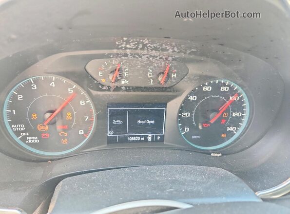 1G1ZD5ST0MF073252 2021 CHEVROLET MALIBU Черный Вид щитка приборов