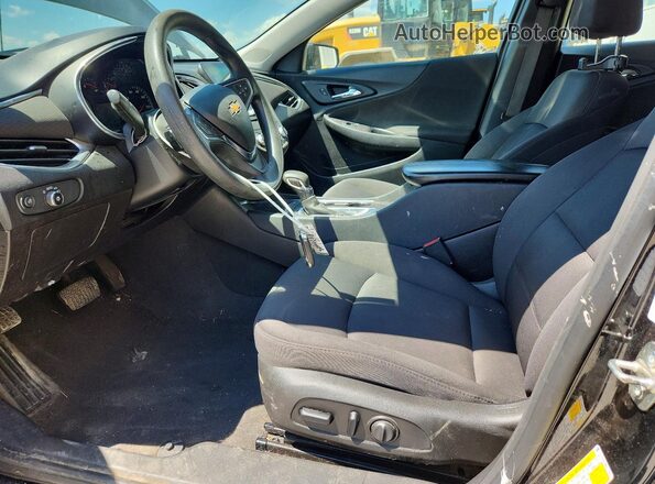 1G1ZD5ST0MF073252 2021 CHEVROLET MALIBU Черный Вид салона спереди