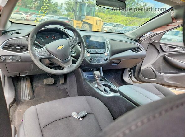 1G1ZD5ST0SF137092 2025 CHEVROLET MALIBU Gray Вид панелі приладів