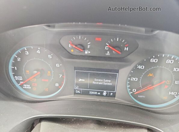 1G1ZD5ST0SF137092 2025 CHEVROLET MALIBU Gray Вид щитка приладів