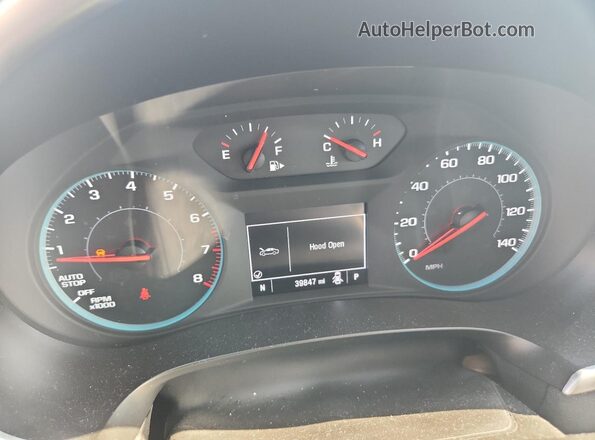 1G1ZD5ST0SF143183 2025 CHEVROLET MALIBU Gray Instrument cluster view