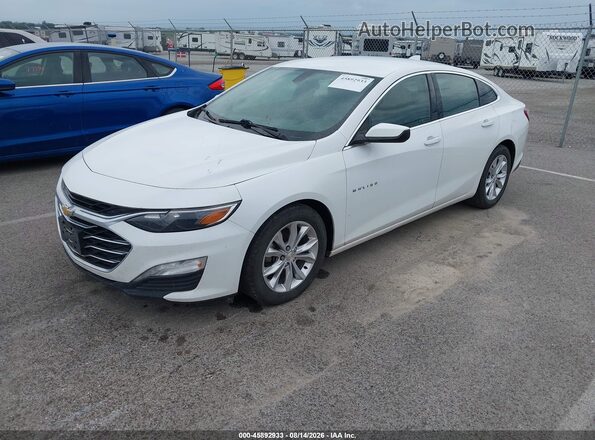 1G1ZD5ST1LF001183 2020 CHEVROLET MALIBU Белый Передняя левая четверть
