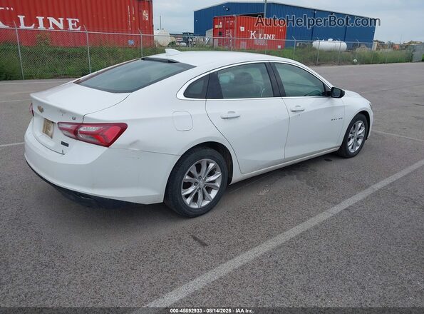 1G1ZD5ST1LF001183 2020 CHEVROLET MALIBU Белый Задняя правая четверть