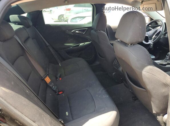1G1ZD5ST1MF065418 2021 CHEVROLET MALIBU Black უკანა სავარძლების ხედი