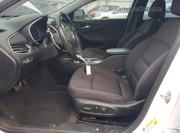 1G1ZD5ST1NF145920 2022 CHEVROLET MALIBU Белый Вид салона спереди