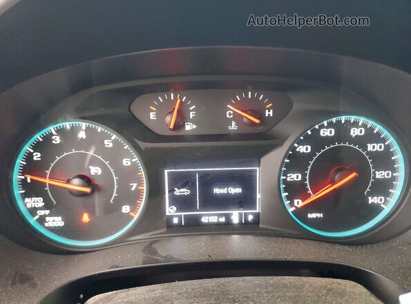 1G1ZD5ST1NF145920 2022 CHEVROLET MALIBU Белый Вид щитка приборов