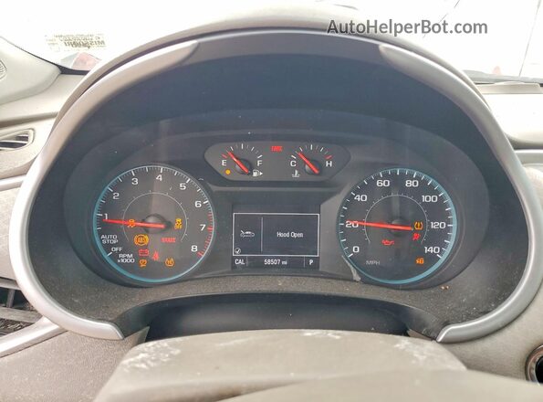1G1ZD5ST1NF156044 2022 CHEVROLET MALIBU White ხელსაწყოთა პანელის ხედი