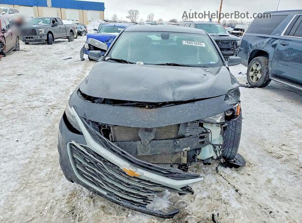 1G1ZD5ST1NF195006 2022 CHEVROLET MALIBU Black წინა ხედი