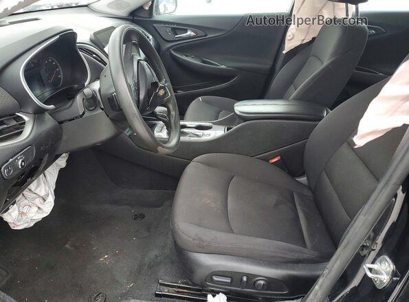 1G1ZD5ST1NF195006 2022 CHEVROLET MALIBU Black წინა სალონის ხედი