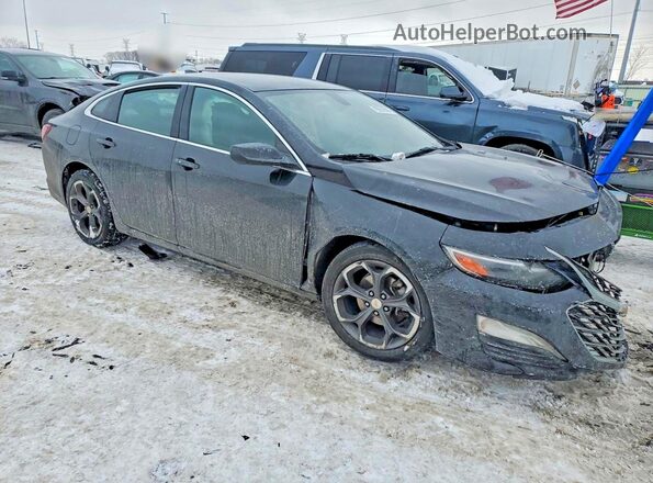 1G1ZD5ST1NF195006 2022 CHEVROLET MALIBU Black წინა მარჯვენა