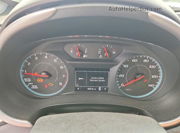 1G1ZD5ST1NF201158 2022 CHEVROLET MALIBU Tan ხელსაწყოთა პანელის ხედი