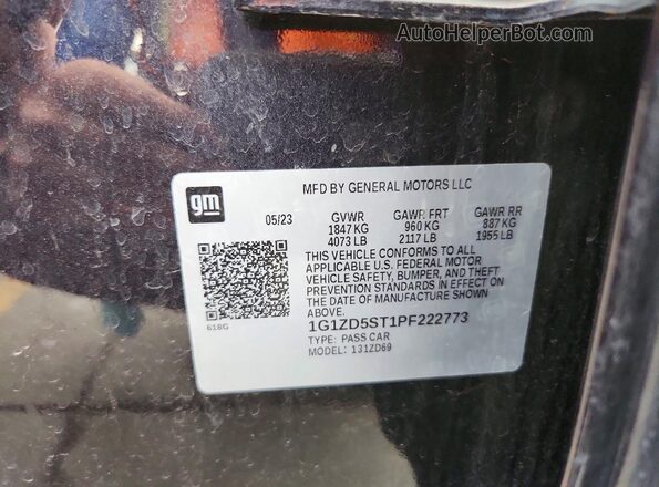 1G1ZD5ST1PF222773 2023 CHEVROLET MALIBU Charcoal Շարժիչի բաժամունքի տեսք