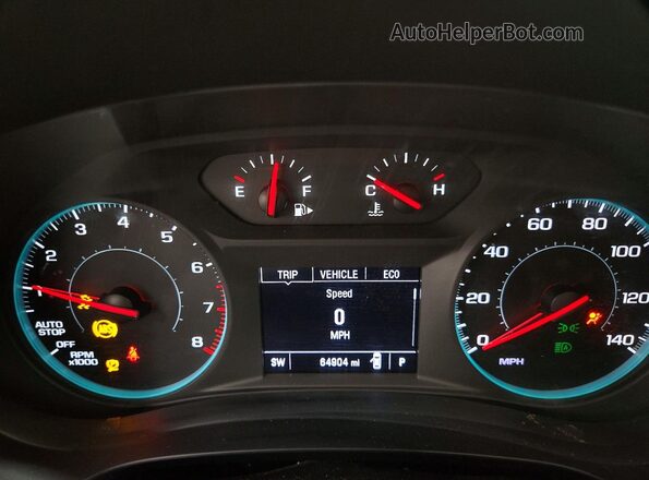 1G1ZD5ST1PF230677 2023 CHEVROLET MALIBU Синий Вид щитка приборов