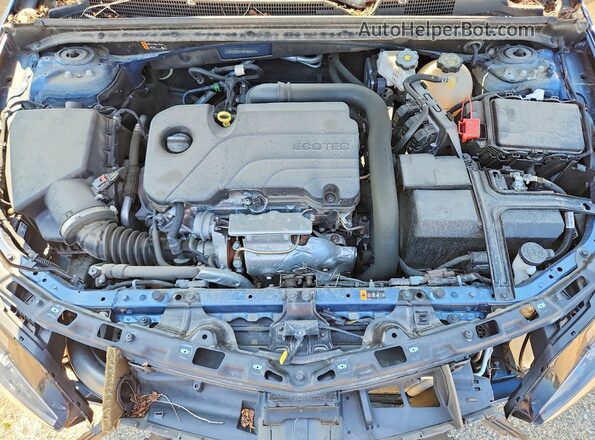 1G1ZD5ST1RF184643 2024 CHEVROLET MALIBU Синий Вид задней части салона